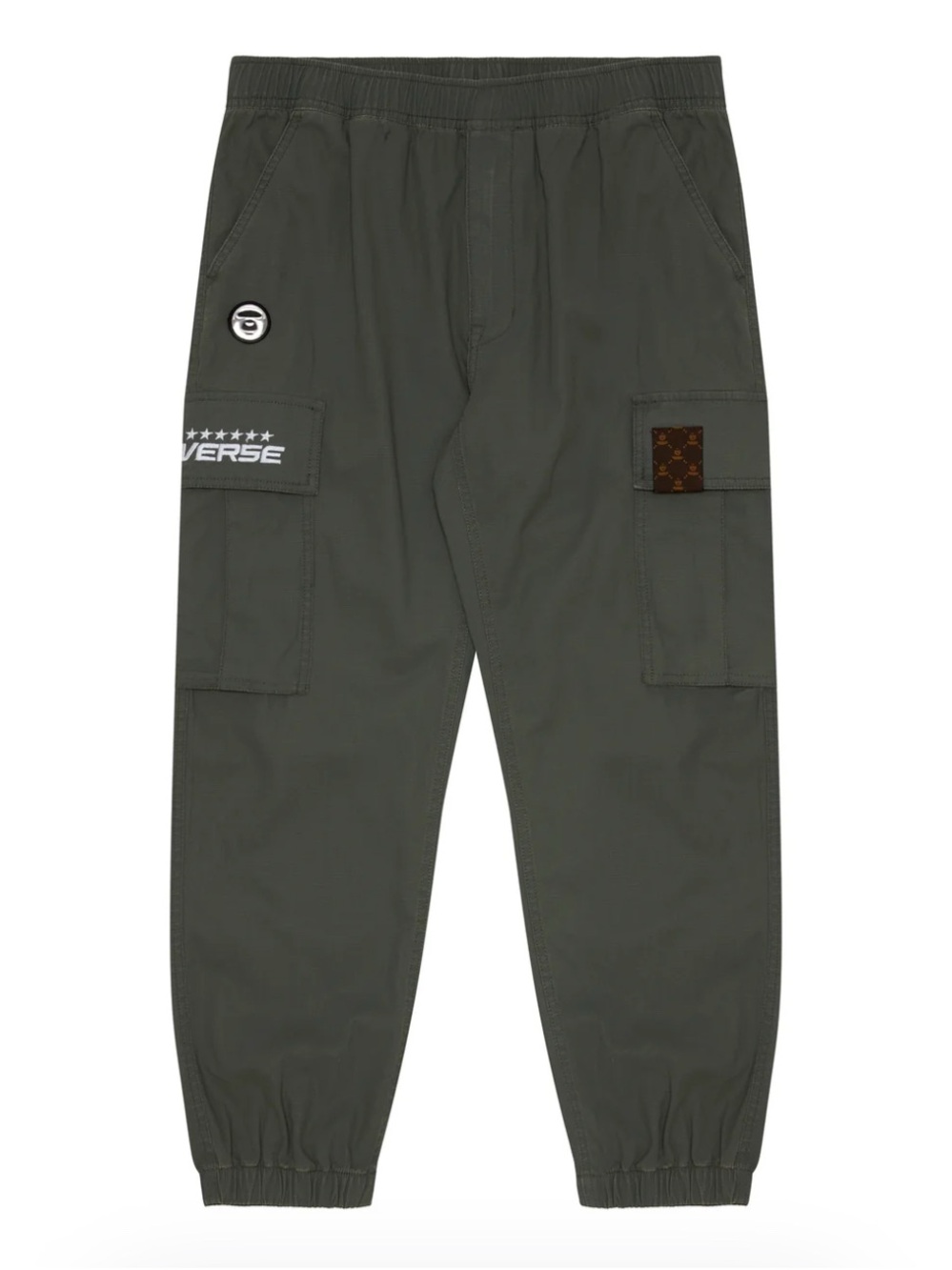 Aape by A Bathing Ape - Men's Olive Cargo Jogger Pants
